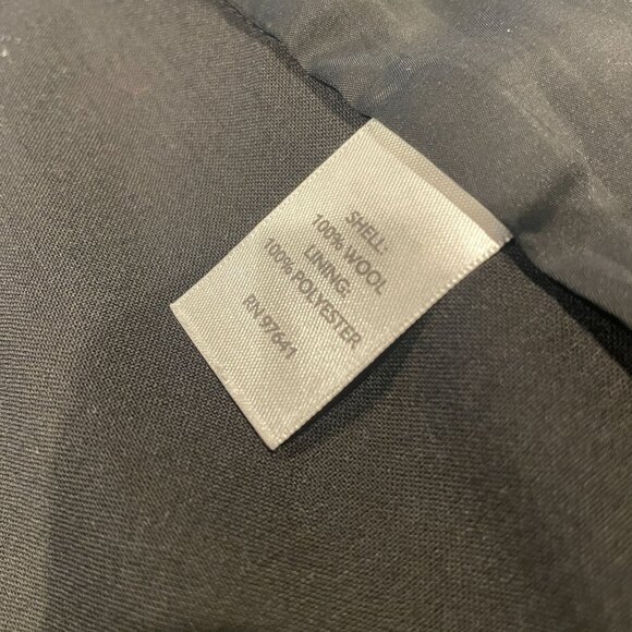 J. Jill Blazer Jacket Sz 10 Black Wool Two-Button Lightweight Academia Workwear - Picture 5 of 12
